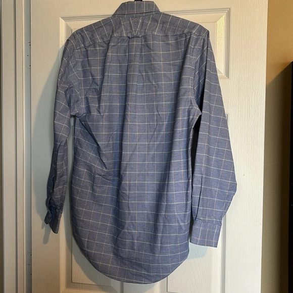 Lands’ End men’s blue non iron original oxford button down shirt size small - Picture 6 of 8